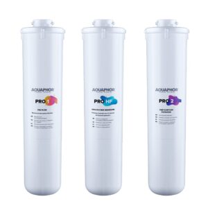 Pack of three replacement cartridges for O'RO ECO Pro under-sink filtration systems