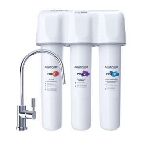 Kit de filtración y purificación de agua del grifo para instalación bajo fregadero O'RO ECO Pro.