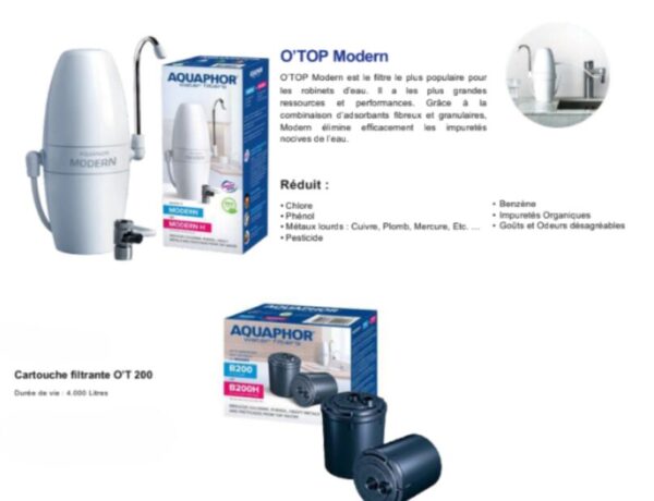 O'TOP MODERN + 1 Cartouche de filtration B 200 – Image 5